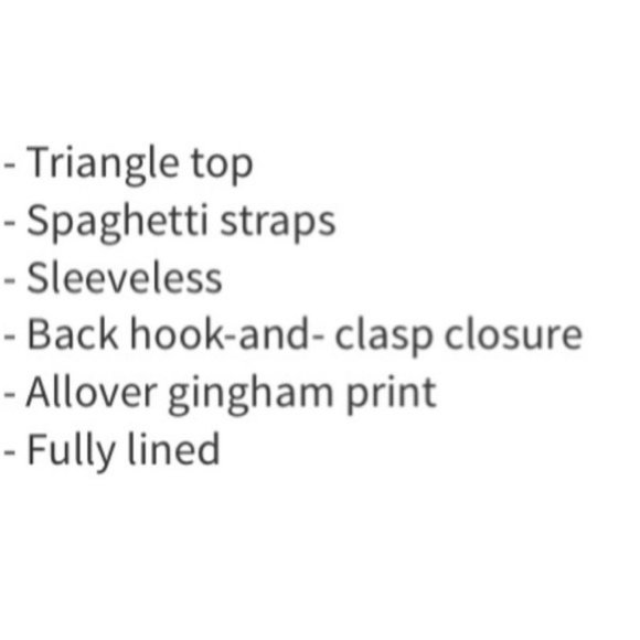 SOLID & STRIPED | Yellow & White Gingham Bikini Top NWT - Picture 8 of 9